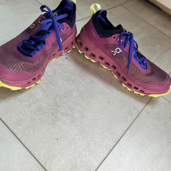 On Running Cloudultra Mulberry Lime Trail Shoes 44.99044 Womens 6.5 us